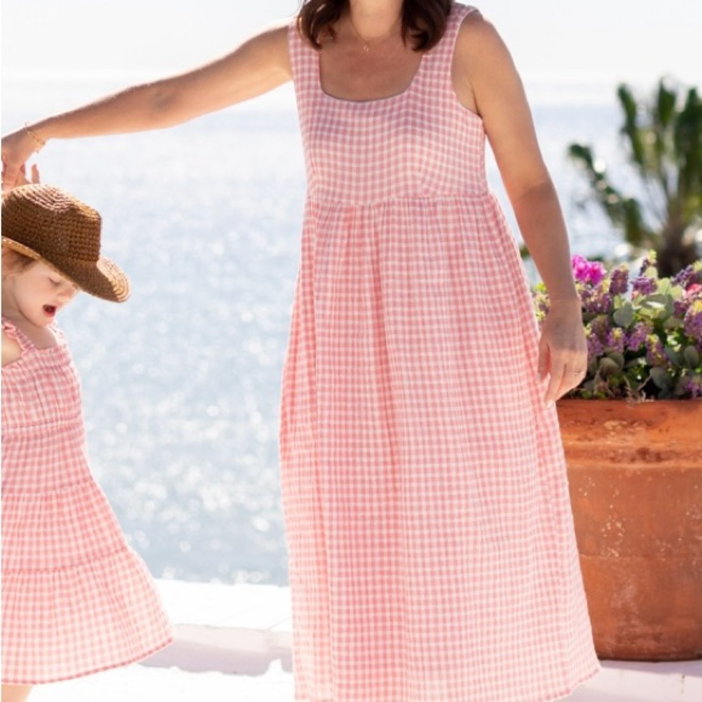 💕Jillian Harris x Joe Fresh NWT Pink Gingham Dress Small
